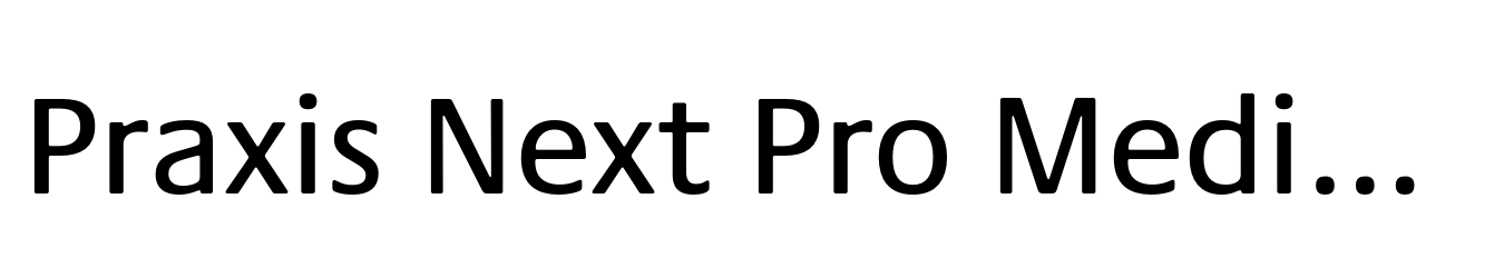Praxis Next Pro Medium